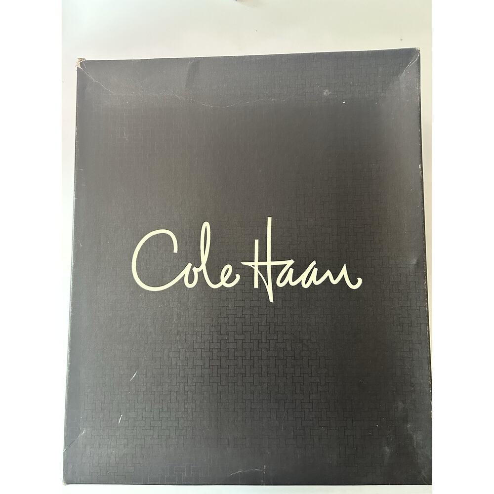COLE HAAN Air Aliya Black Suede Knee High Platform Heel Boots Size 9 M Ret$395 - Picture 6 of 12